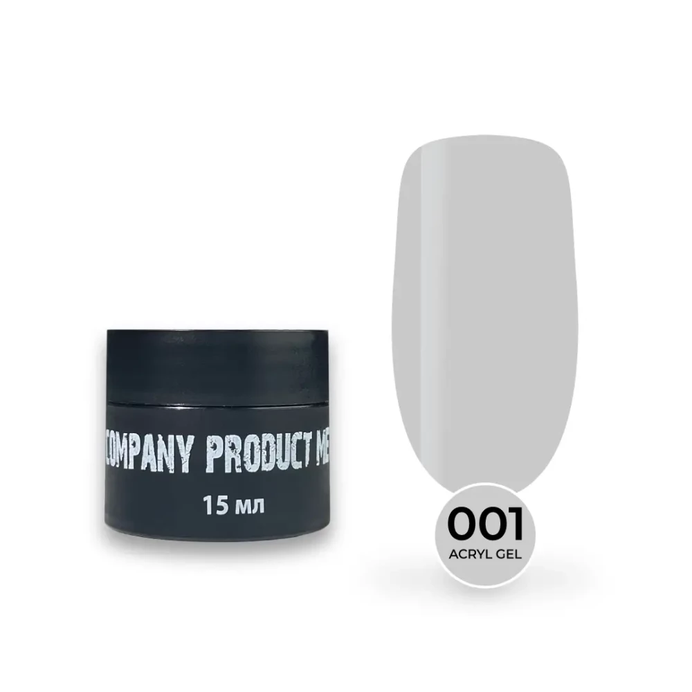 Акрил гель Mett Expert Acryl Gel Crystalline №001 Прозорий 15 г